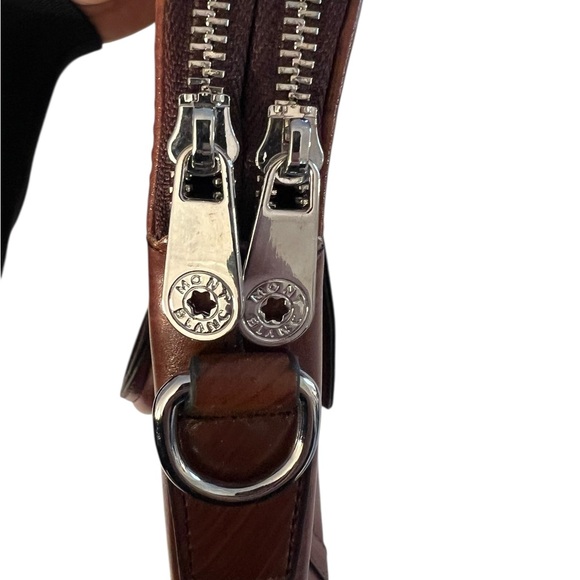 Mont Blanc Rich Brown Leather Briefcase - Picture 14 of 14